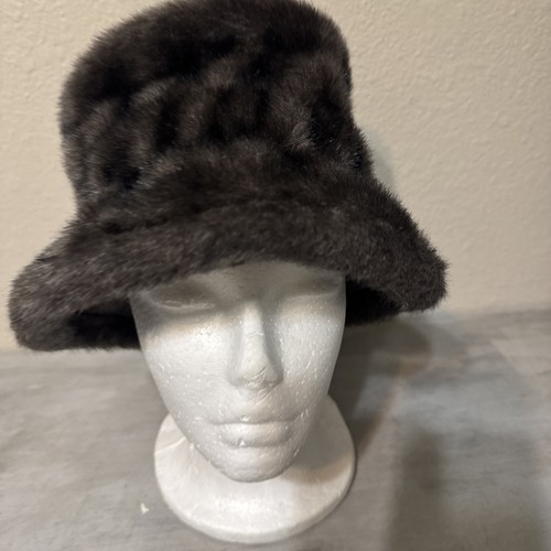 Vtg 1960s mahogany - mahogany, fur